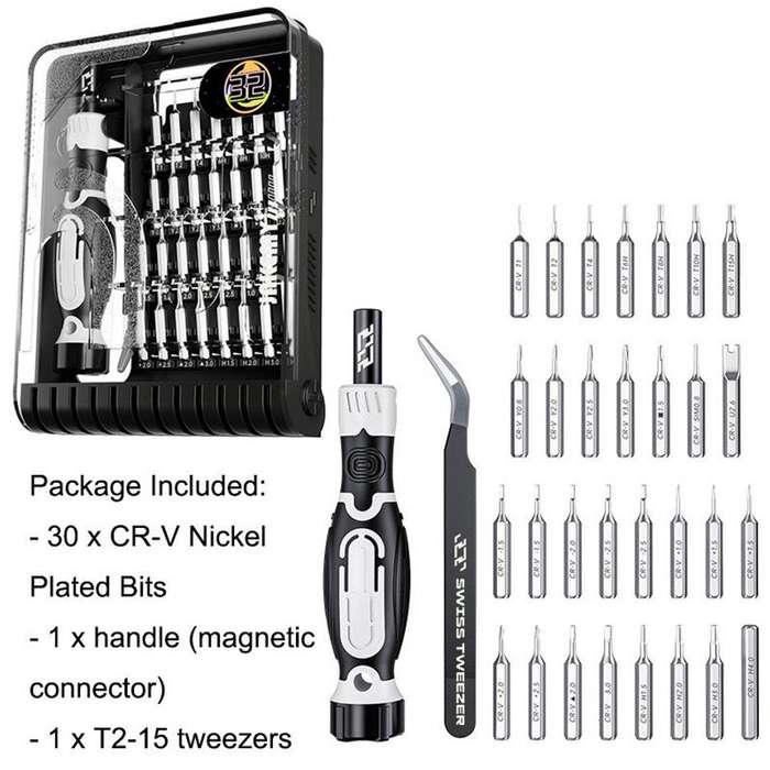 JAKEMY 32 In 1 Cross Screwdriver Tool Set Computer Phone Repair Tool - JM-8189