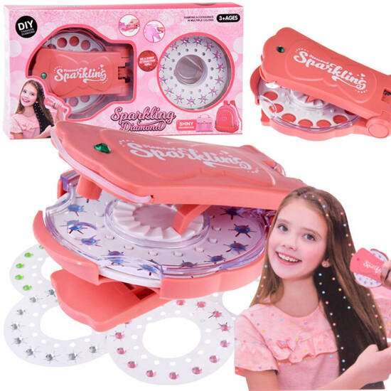 Styling Set with colorful crystals and diamonds 3+ ages