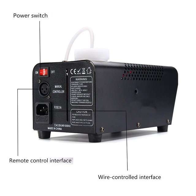 Fog Smoke Machine Dual Control with LED Light + Remote Control 600w - PM-012
