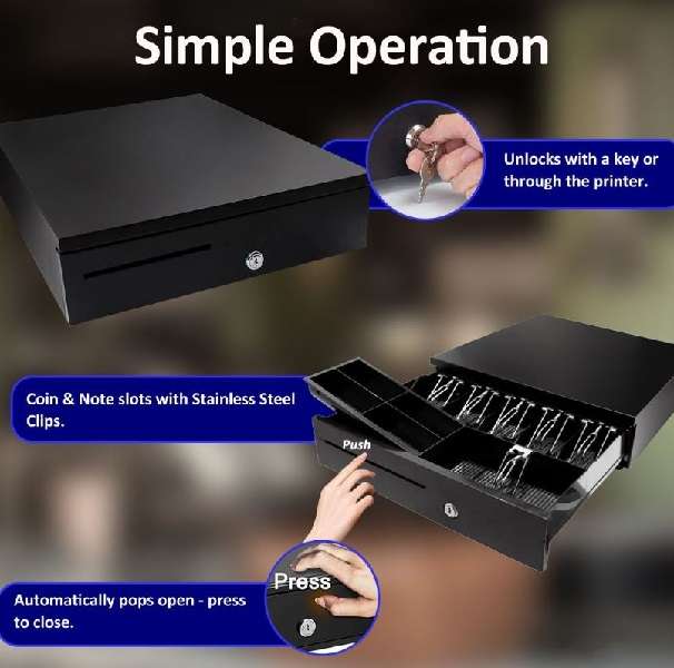 Heavy Duty Cash Drawer Till Box TN-405 - Pl-167