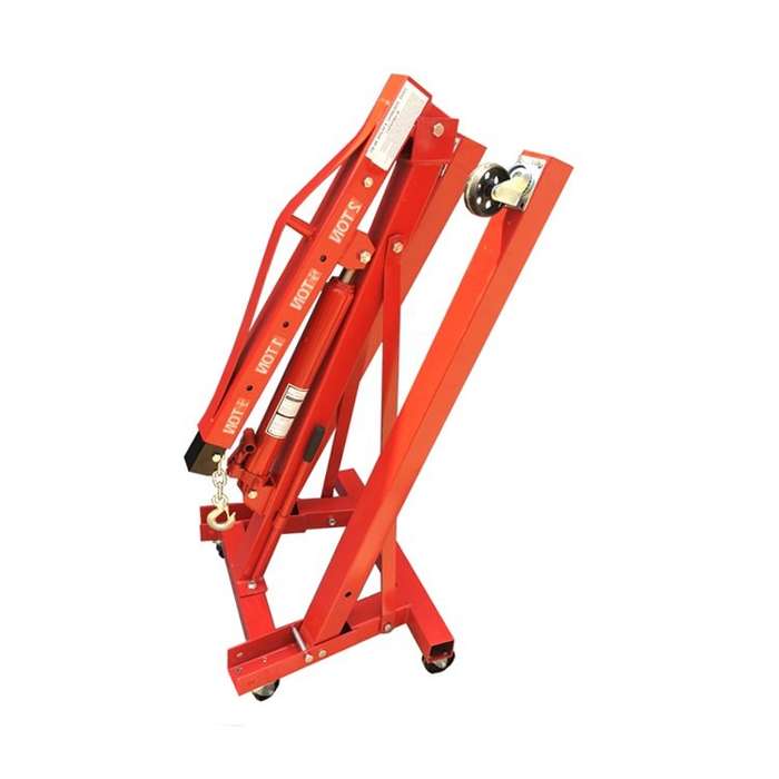 3-Ton Hydraulic Folding Engine Hoist | Heavy-Duty Workshop Crane | 3000 kg Capacity
