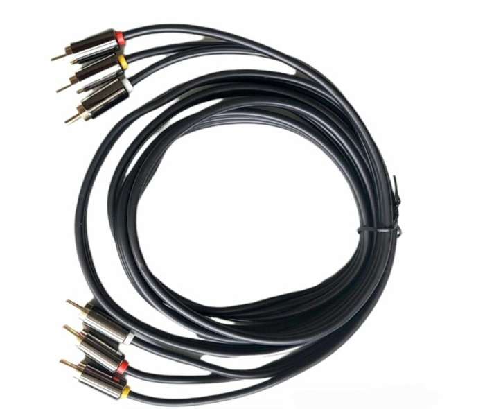 1.8M Aerbes AB-S051 3RCA Male To 3RCA Male Cable