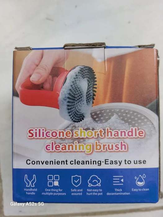 Silicone Dish Washing Brush - Kitchen Utensil Washing Brush