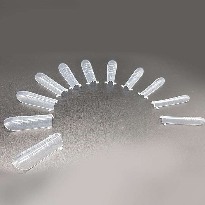 Reusable Straight & Long Dual Nail Forms - 100 Pieces Fake Nails