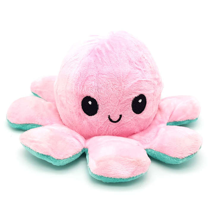 Happy Sad Octopus - Mini Mood Octopus - Reversible - Random Color