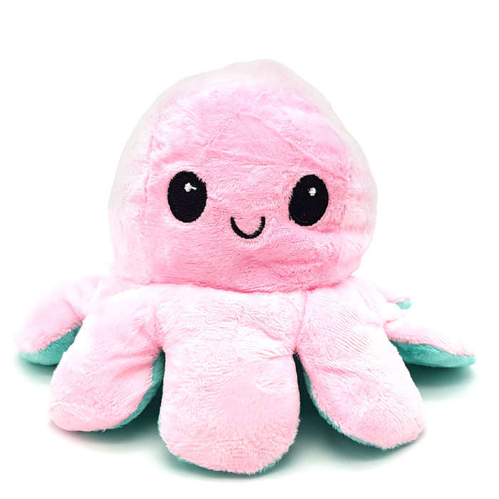 Happy Sad Octopus - Mini Mood Octopus - Reversible - Random Color