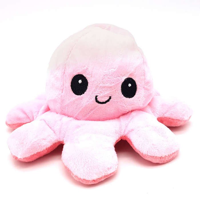 Happy Sad Octopus - Mini Mood Octopus - Reversible - Random Color
