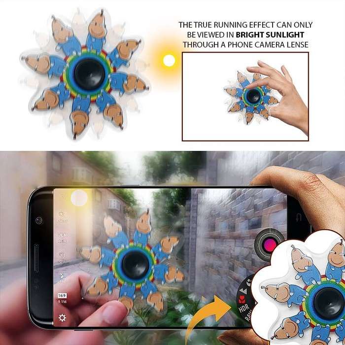 Running Fidget Spinner- Animated Fidget Spinner-Pokémon Poke Ball