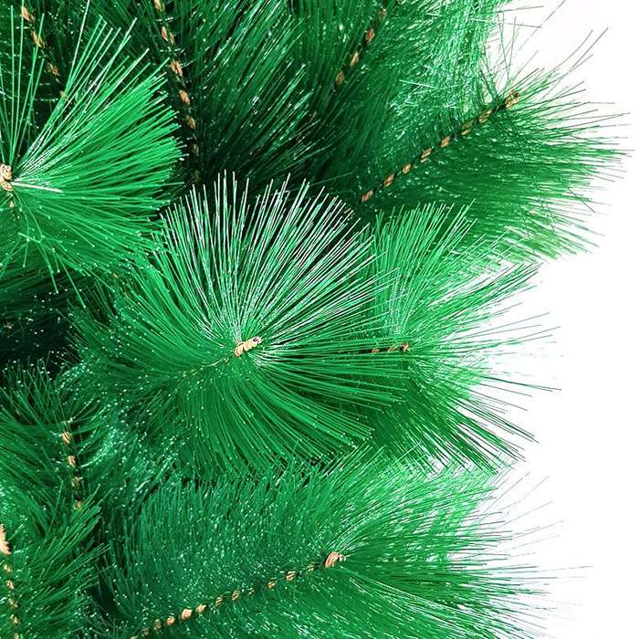 Bufftee Big Christmas Pine Tree 1.8m - Portable - Metal Stand - Pine Green