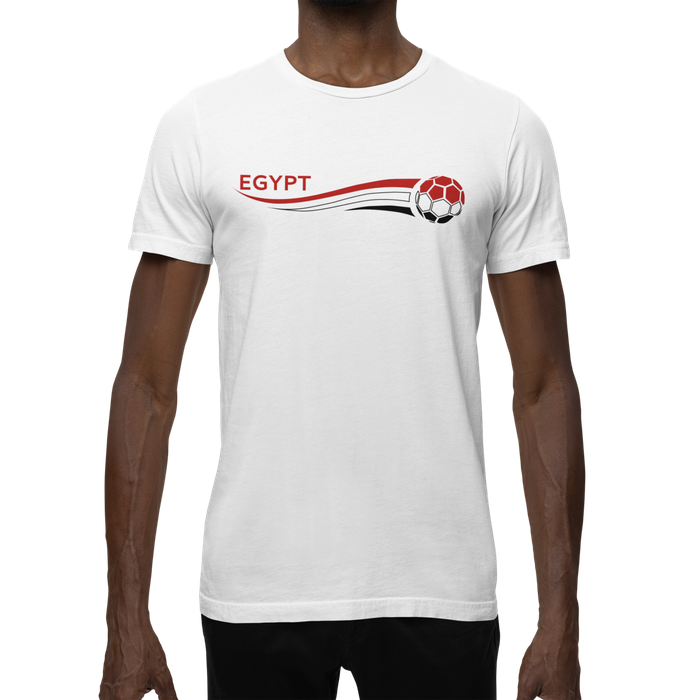 Bufftee Egypt Home AFCON '24 Football Supporters T-Shirt - Unisex