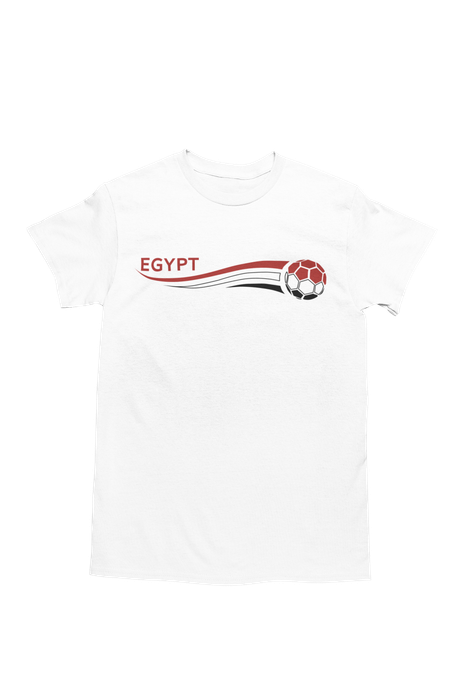 Bufftee Egypt Home AFCON '24 Football Supporters T-Shirt - Unisex
