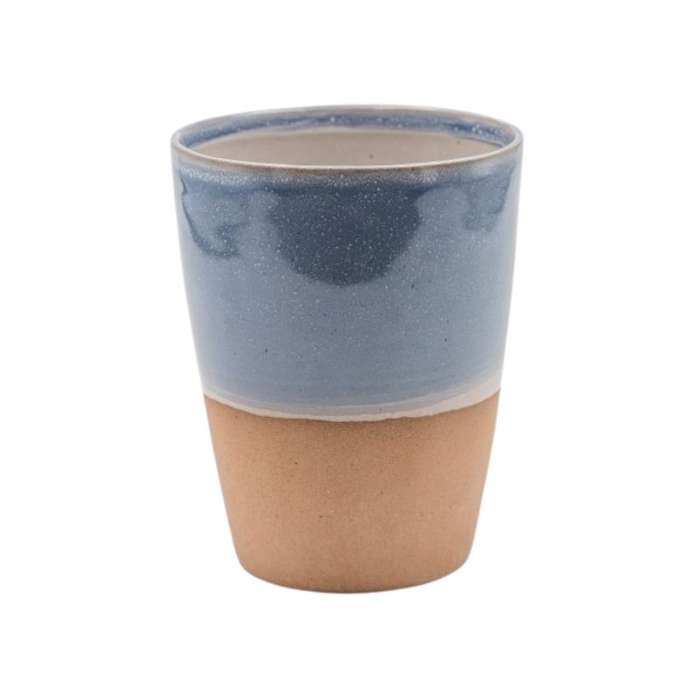 Ceramic mug - brown/blue