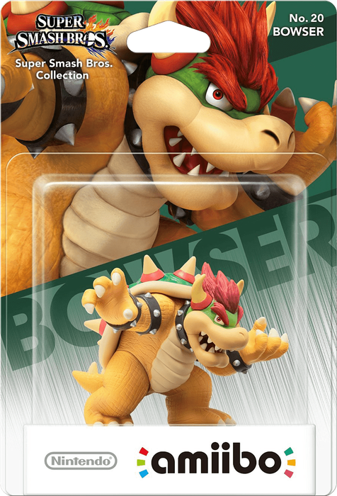 Amiibo Super Smash Bros. No. 20: Bowser (New) - Nintendo 250G