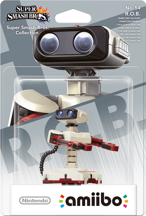 Amiibo Super Smash Bros. No. 54: R.O.B. - Famicom Colours (New) - Nintendo 250G