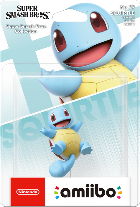 Amiibo Super Smash Bros. No. 77: Squirtle (New) - Nintendo 250G