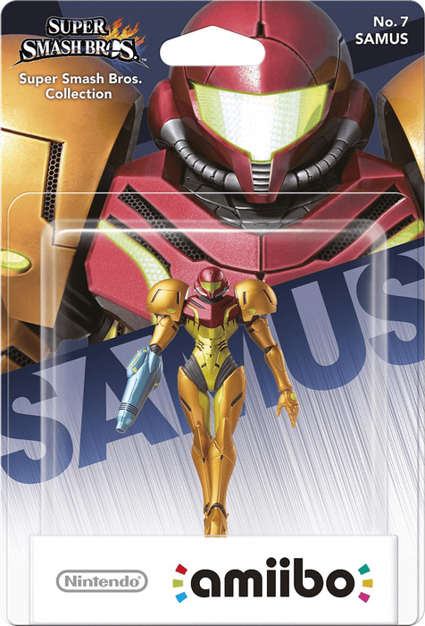 Amiibo Super Smash Bros. No. 7: Samus (New) - Nintendo 250G