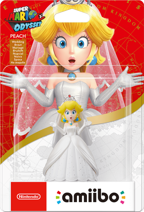 Amiibo Super Mario Odyssey: Peach (New) - Nintendo 250G