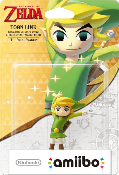 Amiibo The Legend of Zelda: The Wind Waker - Toon Link (New) - Nintendo 250G