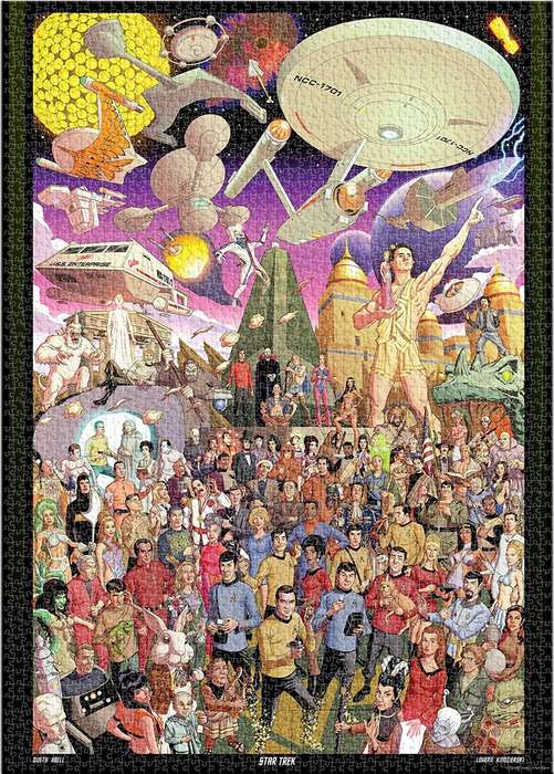 Star Trek - 50th Anniversary - 3000 Piece Puzzle (New) - Aquarius 2500G