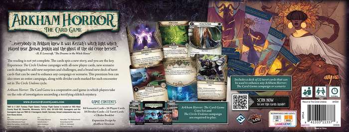 Arkham Horror - The Card Game: Return to the Circle Undone Expansion Upgrade (New) - Fantasy Flight