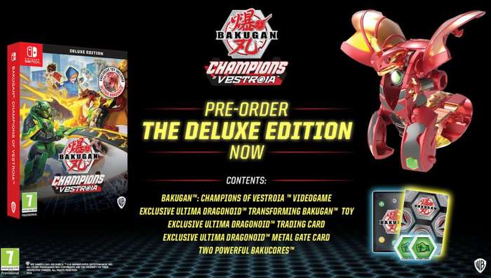 Bakugan: Champions of Vestroia - Deluxe Edition (NS / Switch)(New) - Warner Bros. Interactive