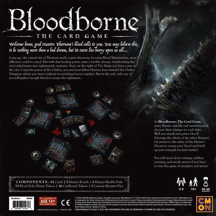 Bloodborne - The Card Game (New) - CMON 1000G