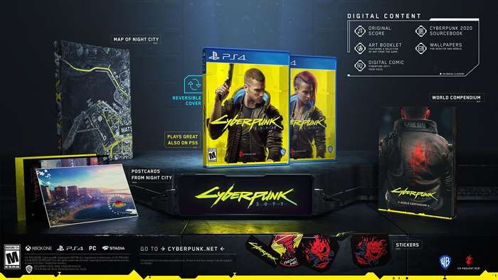 Cyberpunk 2077 (NTSC/J)(PS4)(New) - Namco Bandai Games 150G