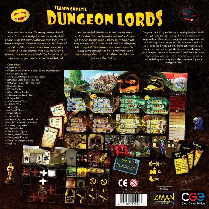 Dungeon Lords (New) - Czech Games Edition 1750G