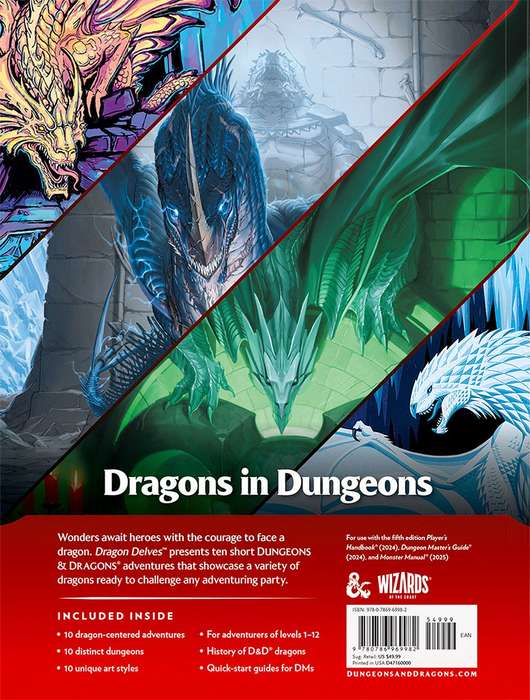Dungeons & Dragons - Dragon Delves: Adventure Anthology - Hardcover (New) - Wizards of the Coast