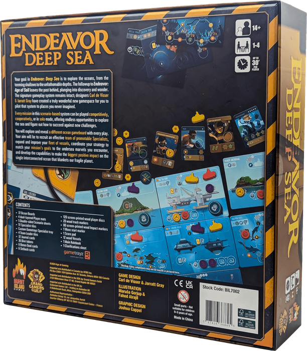 Endeavor: Deep Sea (New) - Burnt Island Games 2500G