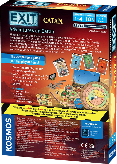EXIT: The Game - Adventures on Catan (New) - Kosmos 400G