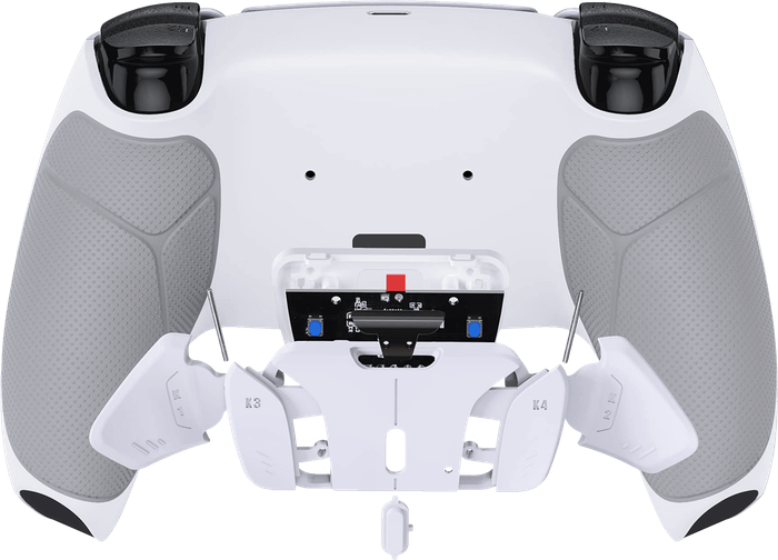 eXtremeRate RISE4 V3 Remap Kit for PS5 Controller BDM-030/040/050 - White + Rubberized Gray