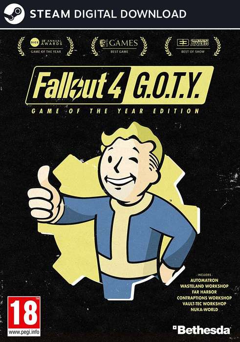 Fallout 4 - Game of the Year Edition [Digital Code](PC)(New) - Bethesda Softworks