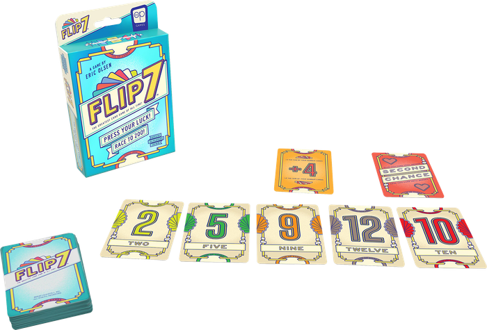 Flip 7 - Hang Tab Edition (New) - USAopoly / The OP Games 200G