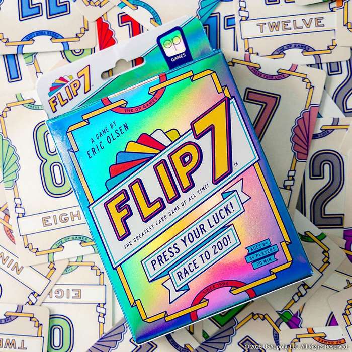Flip 7 - Hang Tab Edition (New) - USAopoly / The OP Games 200G