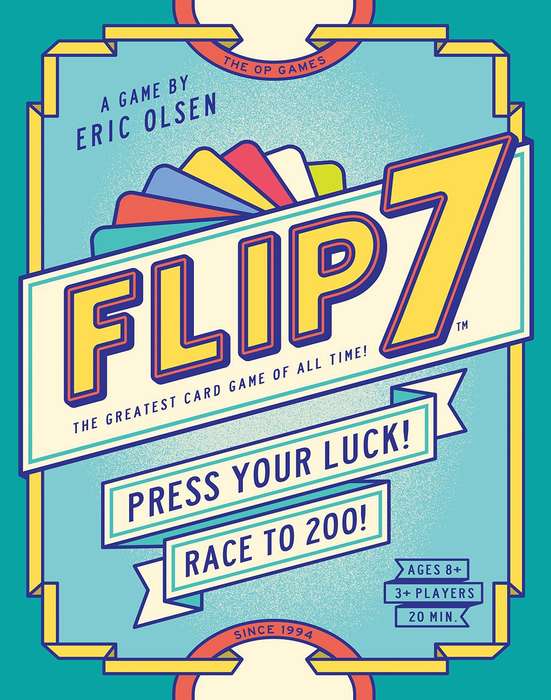 Flip 7 - Hang Tab Edition (New) - USAopoly / The OP Games 200G