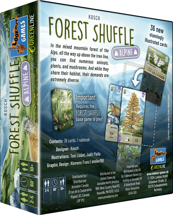 Forest Shuffle: Alpine Expansion (New) - Lookout Games 200G
