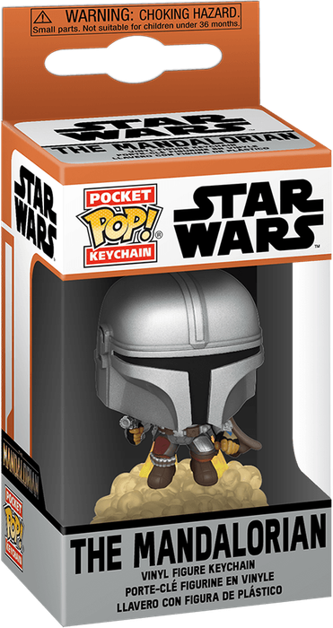 Funko Pocket Pop! Star Wars: The Mandalorian - The Mandalorian with Blaster Vinyl Bobble-Head