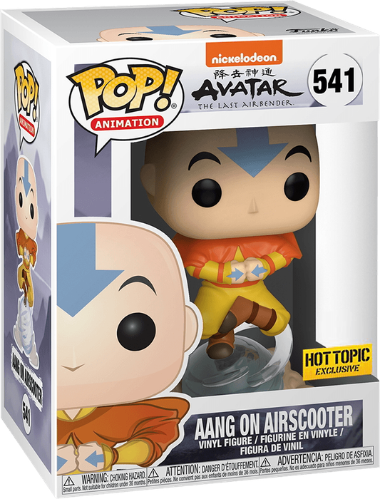 Funko Pop! Animation 541: Avatar: The Last Airbender - Aang on Airscooter Vinyl Figure (New) -