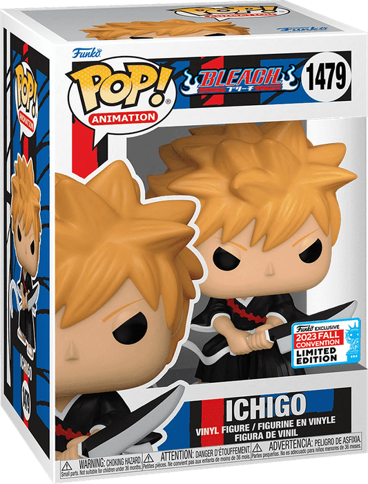 Funko Pop! Animation 1479: Bleach - Ichigo Vinyl Figure (Soul Reaper)(New) - Funko 440G