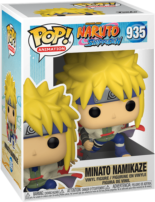 Funko Pop! Animation 935: Naruto Shippuden - Minato Namikaze Vinyl Figure (Crouching)(New) - Funko