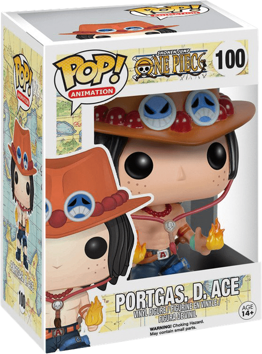 Funko Pop! Animation 100: One Piece - Portgas. D. Ace Vinyl Figure (New) - Funko 440G