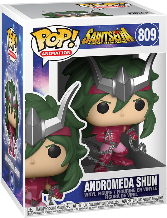 Funko Pop! Animation 809: Saint Seiya: Knights of the Zodiac - Andromeda Shun Vinyl Figure (New) -