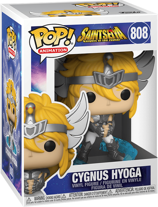 Funko Pop! Animation 808: Saint Seiya: Knights of the Zodiac - Cygnus Hyoga Vinyl Figure (New) -