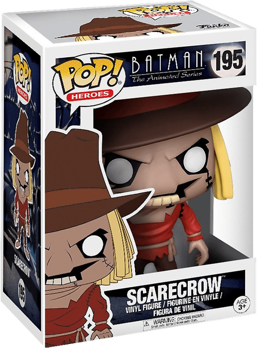 Funko Pop! Heroes 195: Batman - The Animated Series - Scarecrow Vinyl Figure (New) - Funko 300G