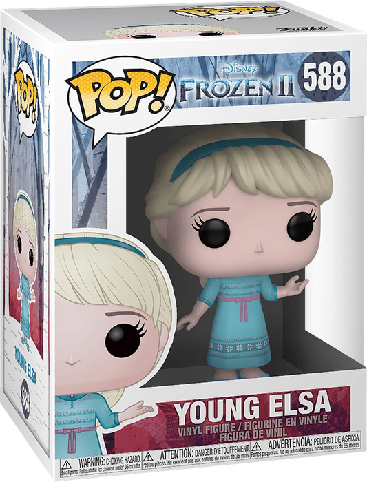 Funko Pop! Disney 588: Frozen II - Young Elsa Vinyl Figure (New) - Funko 440G