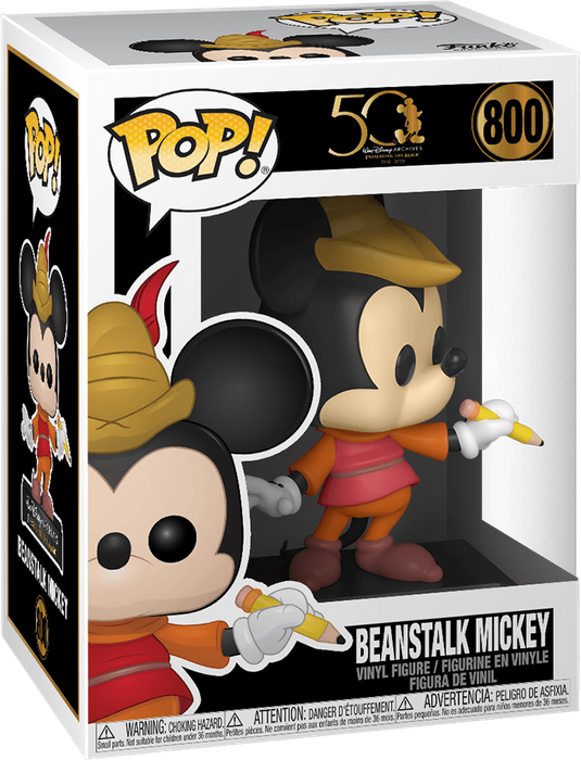 Funko Pop! Disney 800: Walt Disney Archives - Beanstalk Mickey Vinyl Figure (New) - Funko 440G