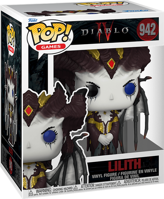 Funko Pop! Games 942: Diablo IV - Lilith Super Sized 6'' Vinyl Figure (New) - Funko 1000G