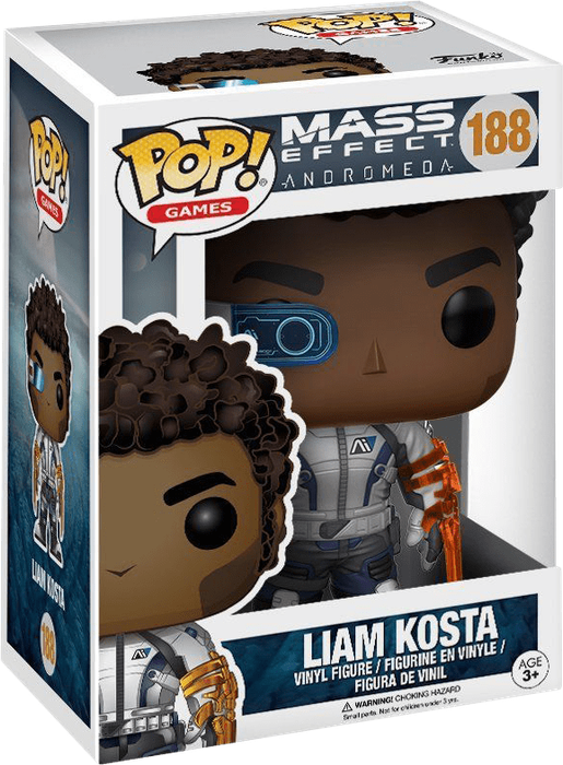Funko Pop! Games 188: Mass Effect: Andromeda - Liam Kosta Vinyl Figure *See Note* (New) - Funko 440G