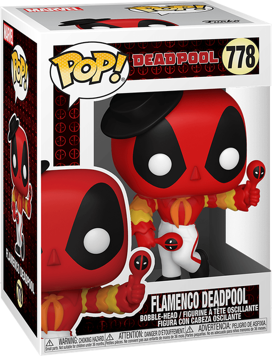 Funko Pop! Marvel 778: Deadpool - Flamenco Deadpool Vinyl Bobble-Head (New) - Funko 440G